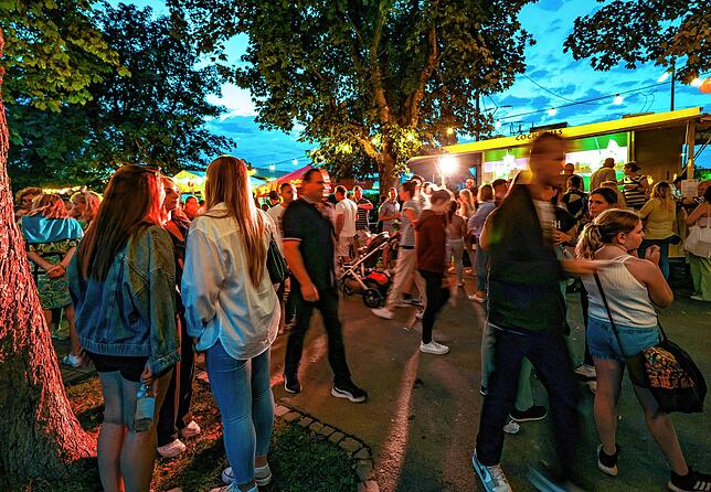 Bild 20: Bilder vom Hausherrenfest am Abend und dem Feuerwerk