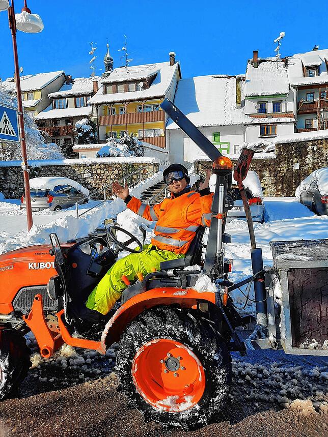 Bild 3: Winterzauber in Tiengen: So schön zeigt sich das Städtchen rund um den Storchenturm