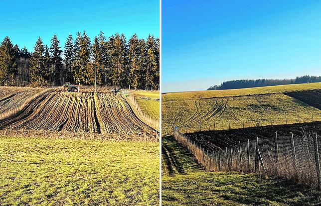 So sieht das umstrittene Gartengrundstück aktuell aus. Der Boden ist umgepflügt. Die meisten Gegenstände sind über die Wintermonate ...