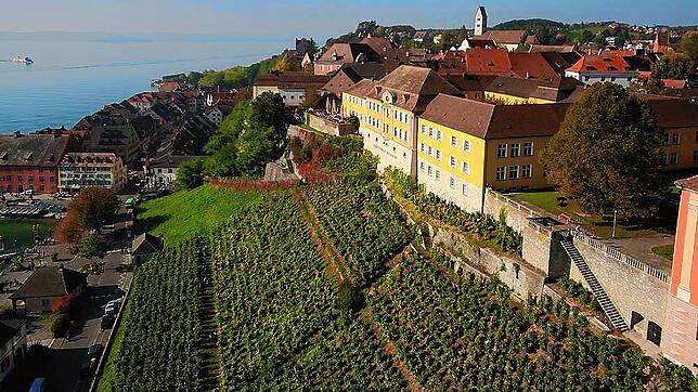 Das Staatsweingut Meersburg im Jahr 2017. Bis 1984 war Ernst Adams Direktor des Staatsweinguts, am 24. September 2021 hätte er seinen ...