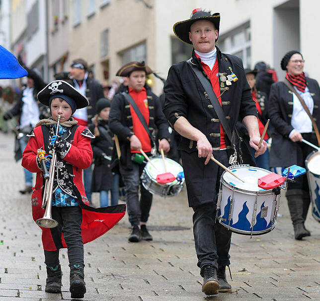 Bild 37: Tausende Hästräger und Musiker in Pfullendorf: Bilder vom Umzug (4)
