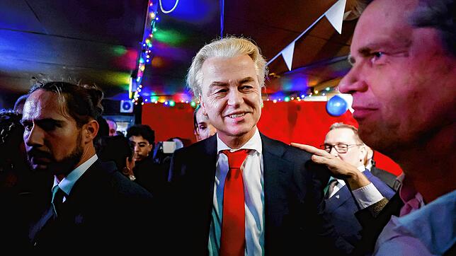 Der Wahlsieger in den Niederlanden: Geert Wilders.