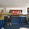 Vier Macher des TSV Singen: (von links) Abdullah Öztürk (zuständig für Spielerverträge und Sponsoring), Sigi Özcan (Team-Manager), Erdal ...