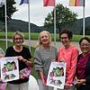 Freuen sich über Aktion (von links): Helga Schweigler-Zimmermann, Marlies Meyer, Susanne Bartelmess, Christa Feyerabend, Ingeborg ...