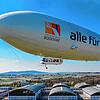 Am Karfreitag hob der Zeppelin zum ersten Überwachungsflug ab. Am Freitag, Samstag und Sonntag dauerten die Zeppelin-Einsätze laut ...