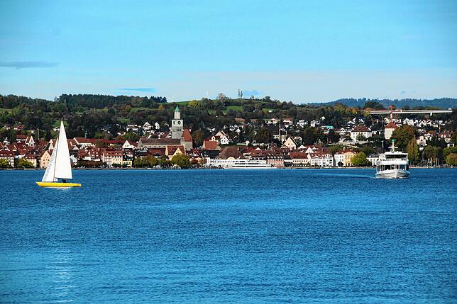 Die Seegold auf dem Weg nach Wallhausen.