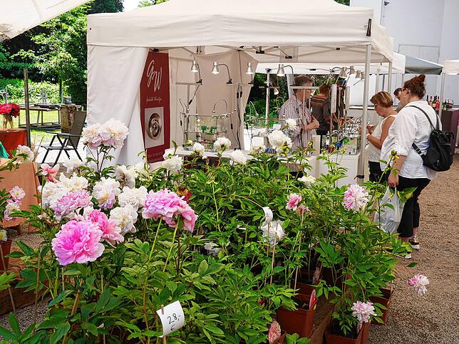 Impressionen von der Gartenlust-Ausstellung im Park von Schloss Schönau