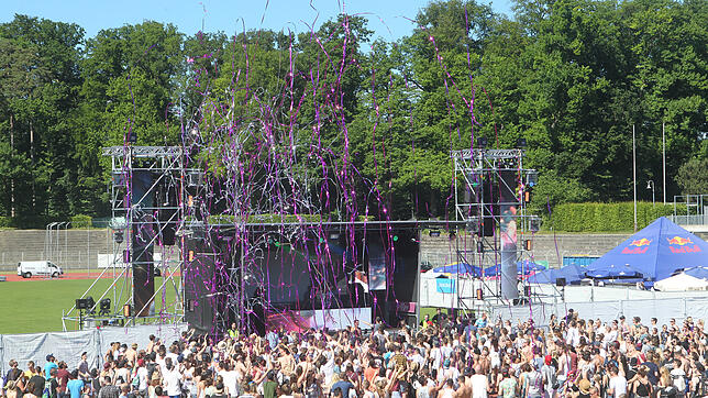 Das Gute-Zeit-Festival in Konstanz bietet seinen Besuchern elektronische Musik. Foto: Oliver Hanser
