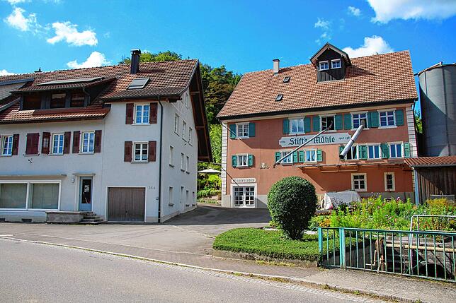 Neben der Stiftsmühle stellen die Dorffreunde Eggingen Historisches und Aktuelles aus.
