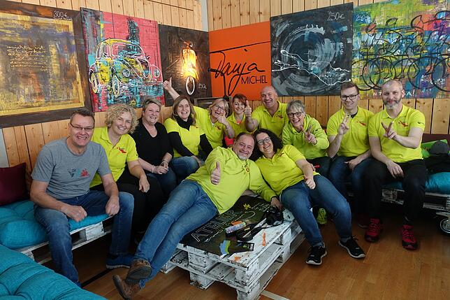 Das Organisationsteam und die Helfer haben wieder ganze Arbeit geleistet (von links): Armin Grathwohl, Claudi Thim, Sandra Knecht, ...