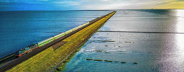 Im Sommer 2022 ist der Alpen-Sylt-Nachtexpress von Konstanz direkt nach Sylt gefahren.