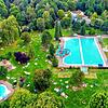 Blick auf das Parkschwimmbad im September 2019. Bei der Sanierung soll sich hier einiges verändern. So sollen etwa die beiden großen ...