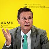 Landwirtschaftsminister Peter Hauk (CDU) hat für die CDU Stimmung gemacht.