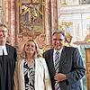 Nach 31 Jahren als evangelischer Schukdekan wurde der Pfarrer und Religionspädagoge Bernhard Schupp (rechts) in der Seminarkapelle des ...