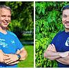 Martin Gerstenecker, neuer Trainer des SV Allensbach (links), und Andreas Wendel vom TuS Steißlingen.