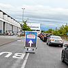 Maximal 170 Autos konnten pro Vorstellung in die Messehalle 1 in Friedrichshafen ins Autokino. 20&nbsp;Prozent der Vorstellungen waren ...