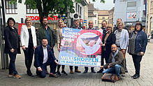 Insgesamt acht Handels- oder Gewerbekreise entlang des Hochrheins zwischen Jestetten und Lörrach haben eine gemeinsame Kampagne ...
