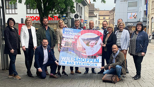 Insgesamt acht Handels- oder Gewerbekreise entlang des Hochrheins zwischen Jestetten und Lörrach haben eine gemeinsame Kampagne ...