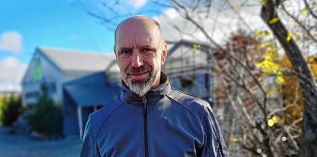 Axel Röhm vom gleichnamige Gartencenter in Stetten.