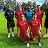 Der FC Pfaffenweiler geht mit Verstärkung in die neue Saison: (hinten von links) Karsten Scheu (Trainer), Stanislav Semenchenko, Semih ...