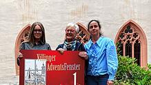 Das Organisationsteam der Villinger Adventsfenster steht in den Startlöchern. Katja Hall, Margot Schaumann und Cinja Schwer werben um ...