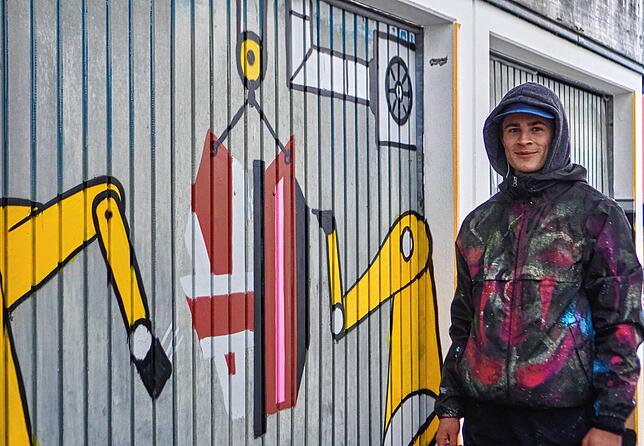Geschichte: Auf den Garagentoren findet sich der Stadtname und die Geschichte im Wehratal wieder. Sebastian aus Basel hat bereits vor ...