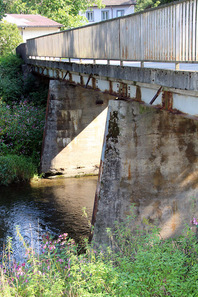 Die Wutachbrücke in Achdorf muss dringend saniert werden.
