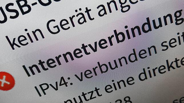 Fehlermeldung bei der Internetverbindung: Fehlermeldungen wie diese treten dieser Tage bei einigen Vodafone-Kunden in Bad Säckingen und ...