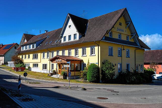 Das Gasthaus Sternen im Brigachtaler Ortsteil Klengen.