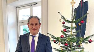 Dirk Harscher findet für 2024 vor allem nachdenkliche Worte. Bild: Stadt Schopfheim