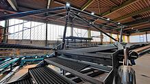 Ein Modell (Mock-Up) für einen Treppenaufgang der Treppen- und Steganlage für die Marienschlucht. Das Modell, das bei Stahlbau Rettich ...