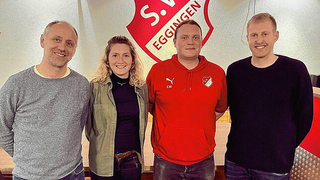 Diese Vorstandsmitglieder wurden im Amt bestätigt (von links): Jochen Amann (Spielausschuss), Theresa Amann (Jugendleitung) Christian ...