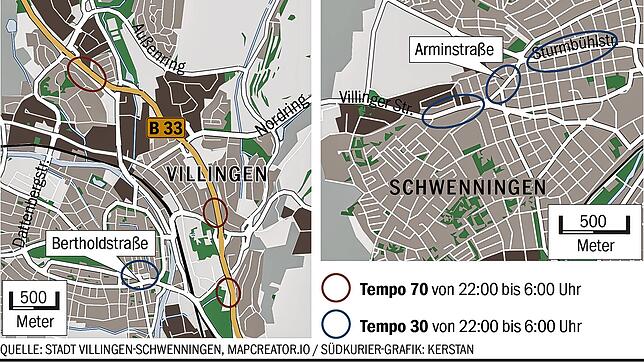 Bild 1: Macht das Sinn? Autofahrer sollen auf B33 nur noch 70 fahren dürfen