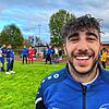 Alessandro Rosati vom SV Volkertshausen hat Grund zur Freude.
