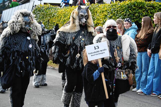 Bild 2: Herrischrieder Dorffasnacht: Hooriwälder und Dorfbuebe zeigen beeindruckende Masken