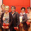 Leiten kommissarisch die Geschicke der kfd im kommenden Veinsjahr als Team (von links): Marianne Colucci, Angelika Websky, Angelika ...