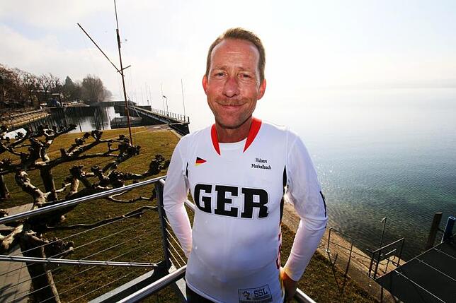 Hubert Merkelbach vom Bodensee Yacht Club ist bester Starbootsegler.