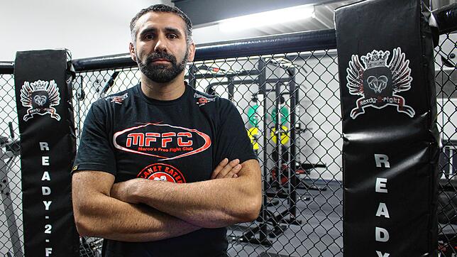 Kampfsport-Profi Marco Knöbel in seiner Sportschule in Allmendshofen. Dort wird auch MMA trainiert. Das steht für Mixed Martial Arts und ...