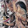 Der Hochaltar wurde am 6. Dezember 1616 dem heiligen Nikolaus geweiht. Er trägt hier drei goldene Kugeln. Entstanden sind die ...