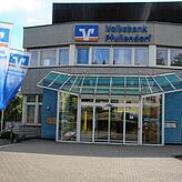 Die Hauptgeschäftsstelle der Volksbank Pfullendorf.