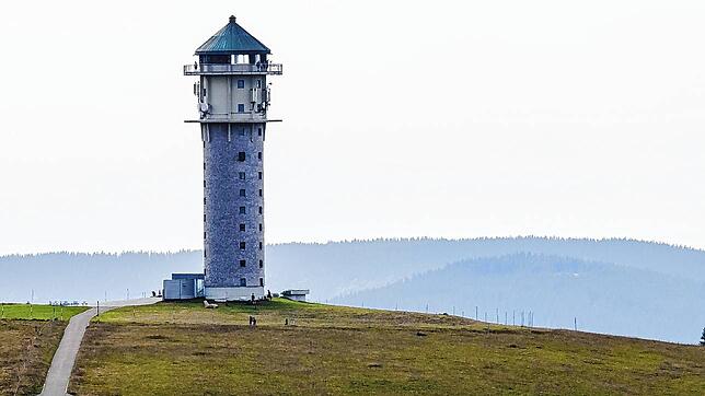 Beste Aussicht bietet der Feldbergturm im Schwarzwald.