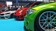 Autos bei der Tuning World: BMW 31i, Fiat Abarth, BMW M2 Competition.