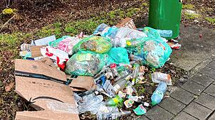 Ob neben Altglascontainern, im Wald oder am Straßenrand: Wild entsorgter Müll kostet den Landkreis nicht nur viel Geld, sondern kann für ...