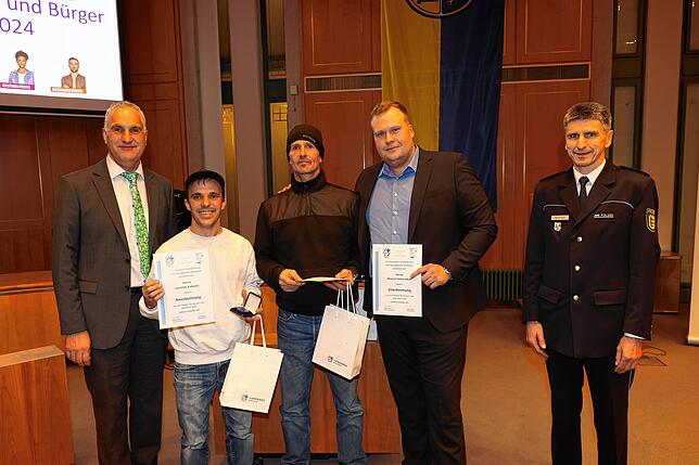 Leotrim Kabashi, Ronny Tyla und Marcel Immendorf verhinderten im August 2023 eine Katastrophe in der Konstanzer Altstadt, als die ...