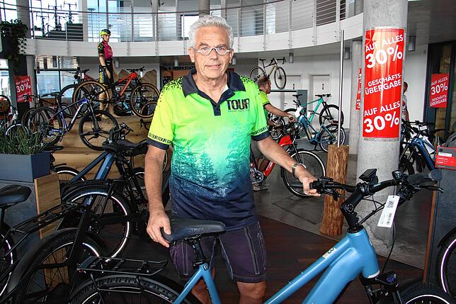 Martin Vetter ist der Geschäftsführer vom Radgeschäft Tour – Räder für‘s Leben. Höchstens 20 Prozent seiner Kunden ...