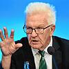 Ministerpräsident Winfried Kretschmann im Juli im Landtag. Kretschmann fordert eine Ministerpräsidentenkonferenz zum Entlastungspaket