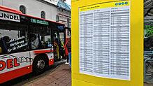 Bild : Ab Sonntag gilt ein neuer Fahrplan für Bus und Bahn