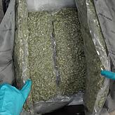 Marihuana, das Beamte bei einer Zugkontrolle gefunden haben.