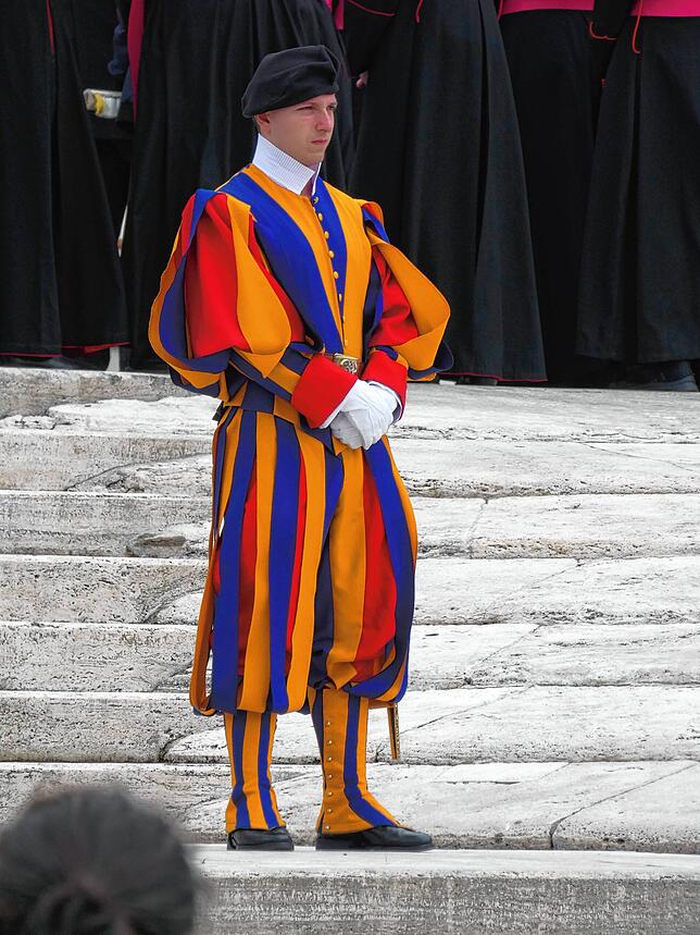 Jan Steinbeisser bei der ersten Generalaudienz von Papst Leo XIV, am 21. Mai 2025, in Rom auf dem Petersplatz.