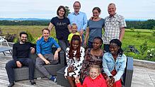 Drei Wochen waren wie im Flug vorbei. Galina und Marius Braun luden zum Abschiedsessen in freundschaftlicher Atmosphäre in Igelschlatt ...